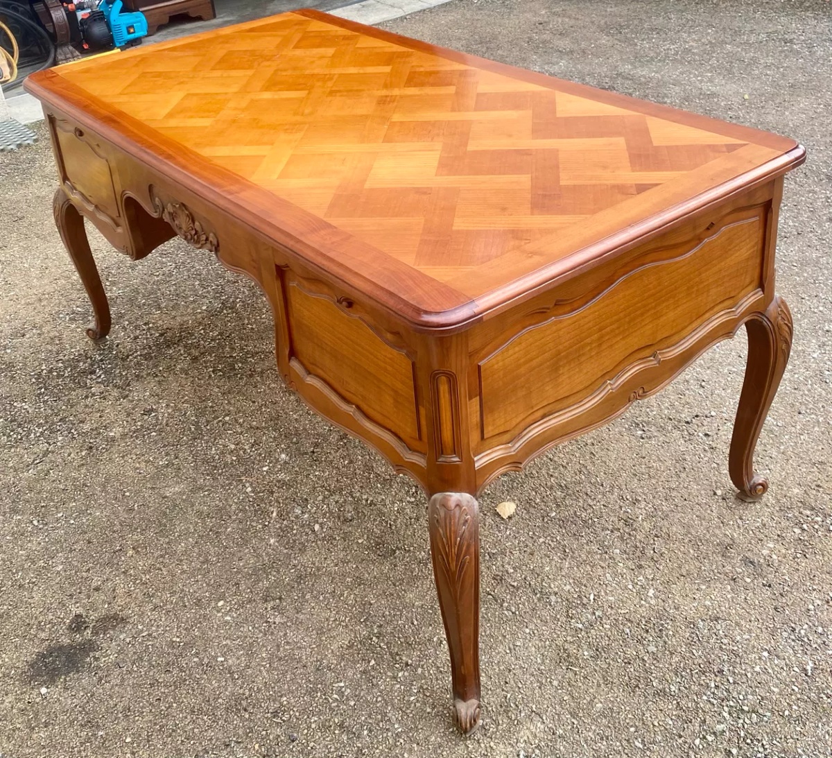 Grand bureau, plat Louis XV -photo-7