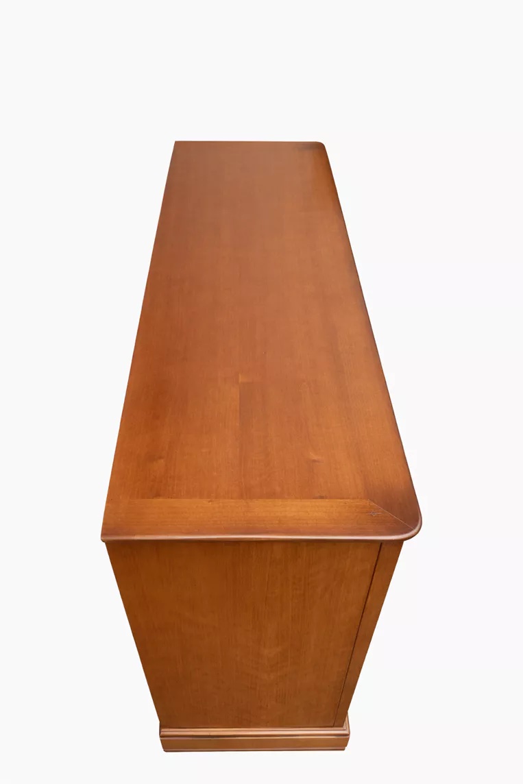 Louis Philippe Style Cherrywood Sideboard With 2 Doors And 4 Drawers-photo-7