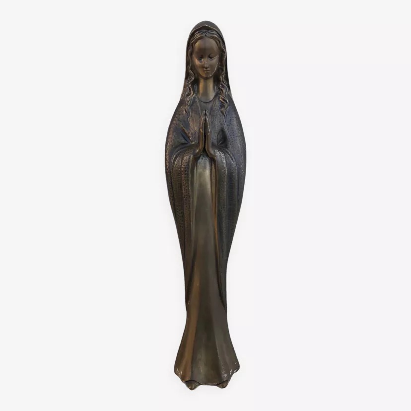 65cm Solid Bronze Statue Of The Virgin Mary-photo-8