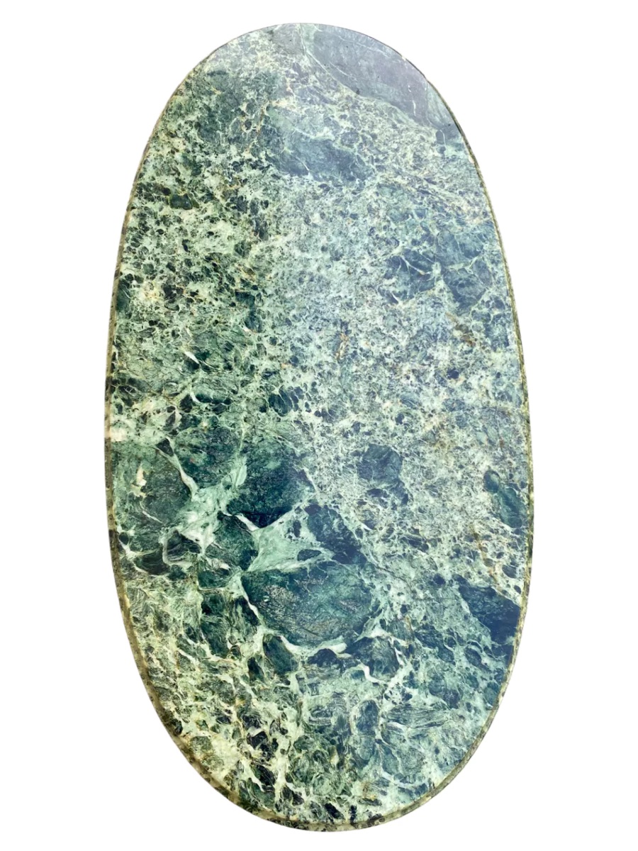 Table basse style Louis XV console marbre vert-photo-3