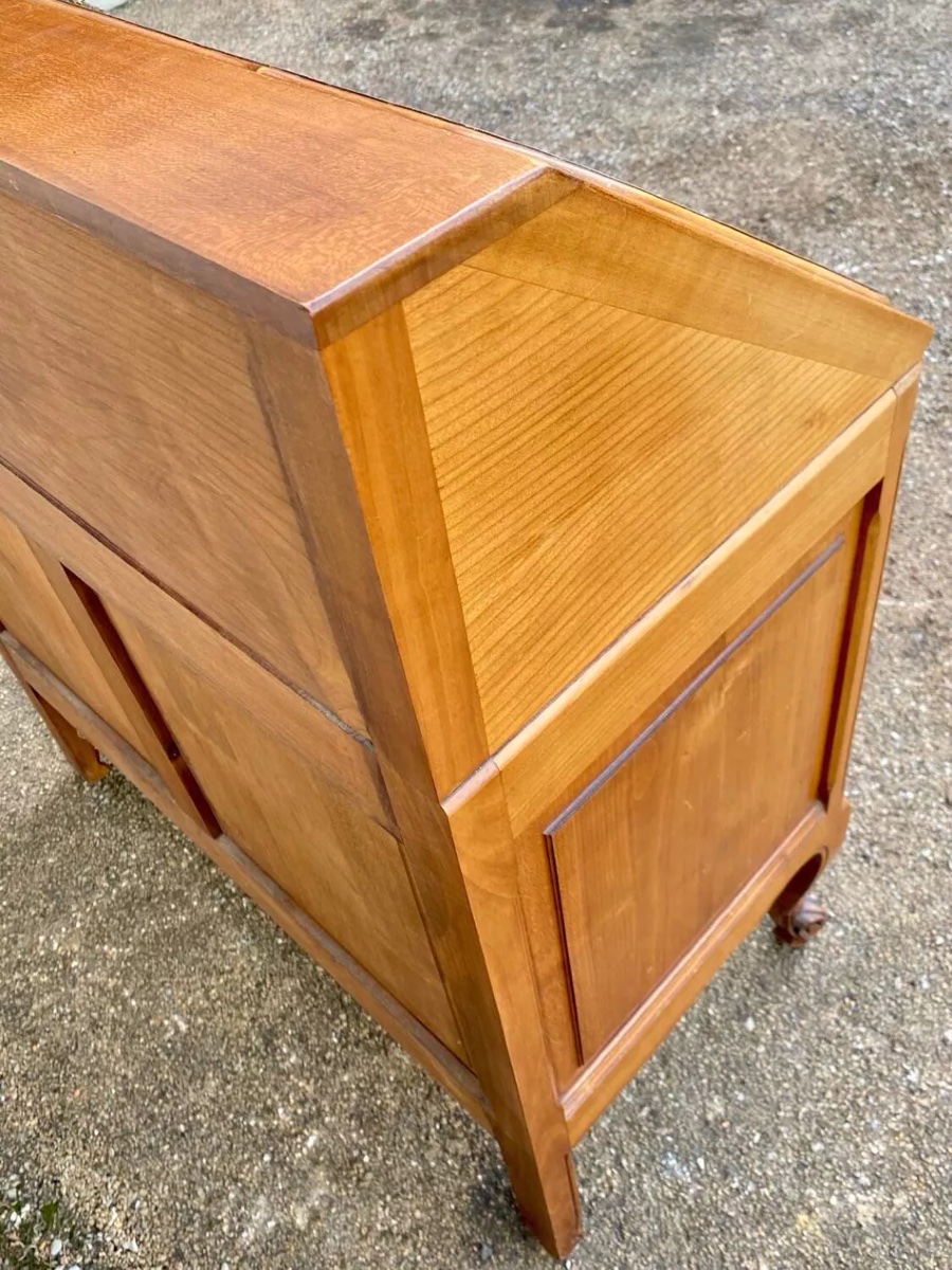 Secrétaire scriban dos d’âne de style Louis XV-photo-5