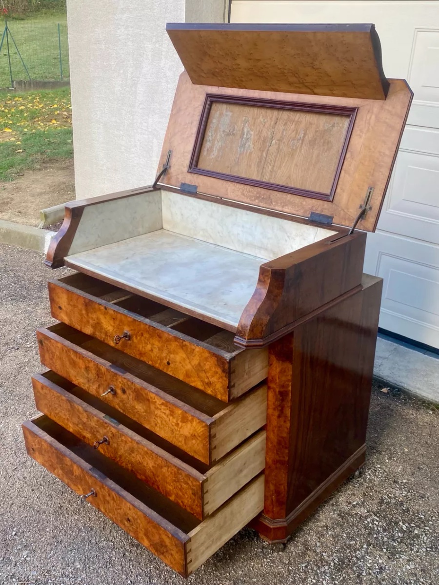 Louis Philippe Style Dressing Table With 4 Drawers-photo-3