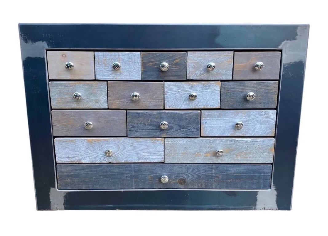 Loftboutik 15-drawer Metal Chest Of Drawers, 2010s