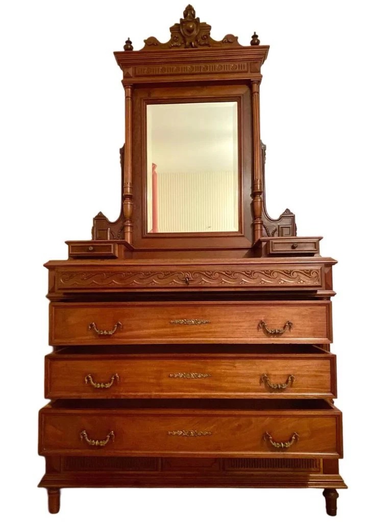 Commode coiffeuse table de toilette 19ème-photo-3
