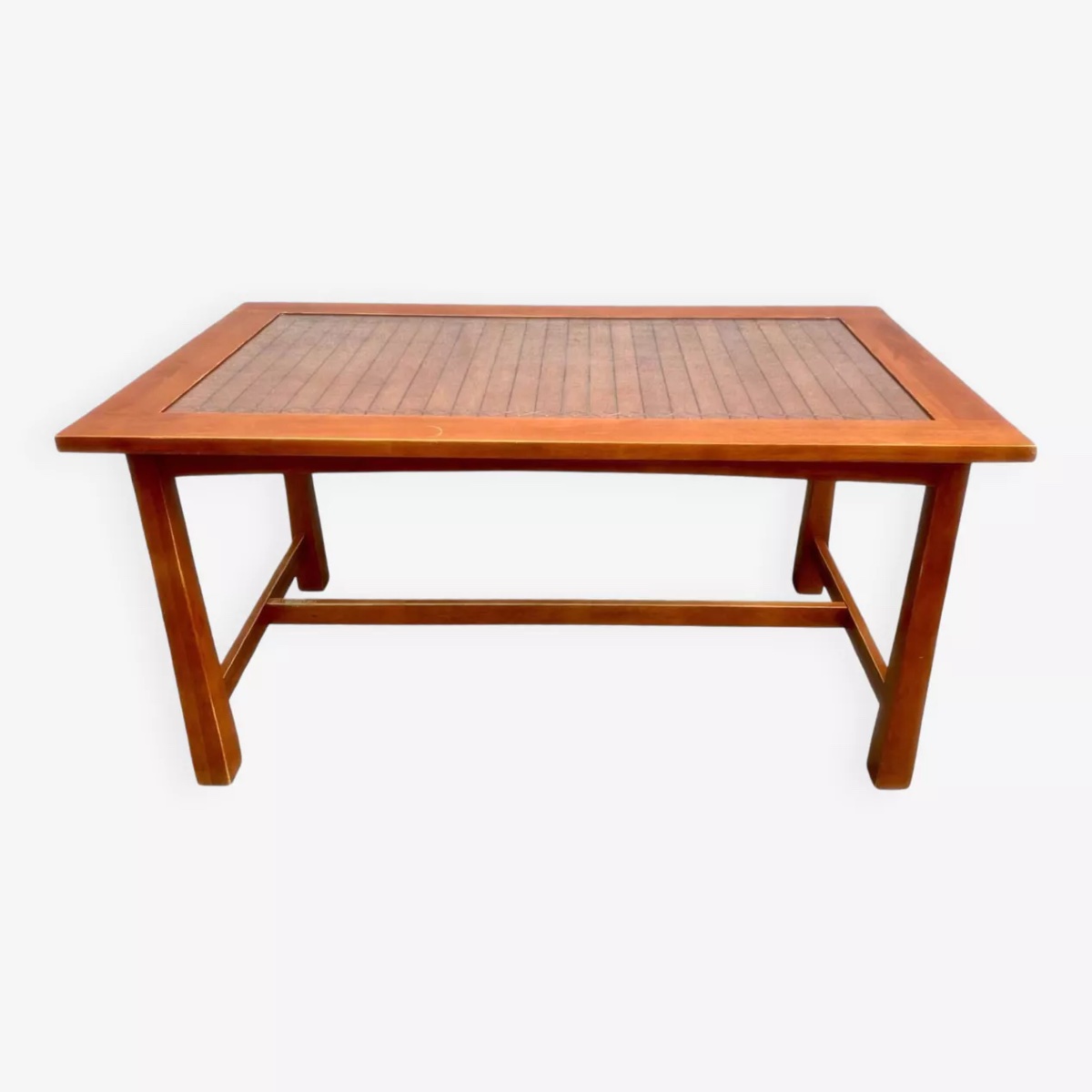 Exotic Glass And Solid Wood Table From Thailand-photo-1