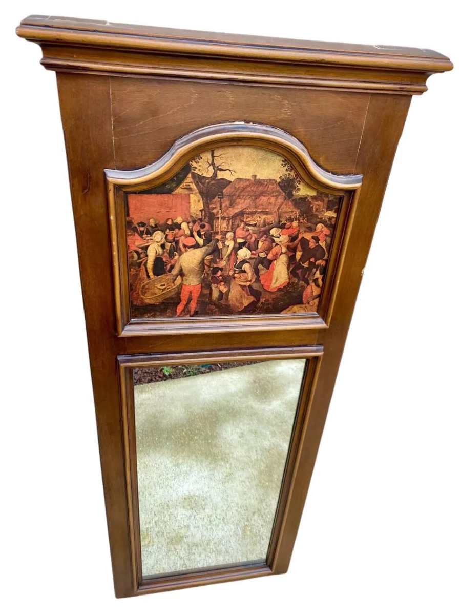 Miroir trumeau en bois, France-photo-3