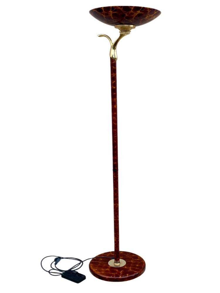 Gold Halogen Lamp By Rhoum Jr, 1970s-photo-1