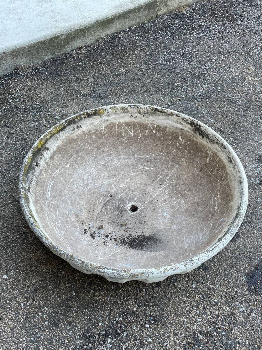 Antique Stone Flower Pot Planter-photo-4