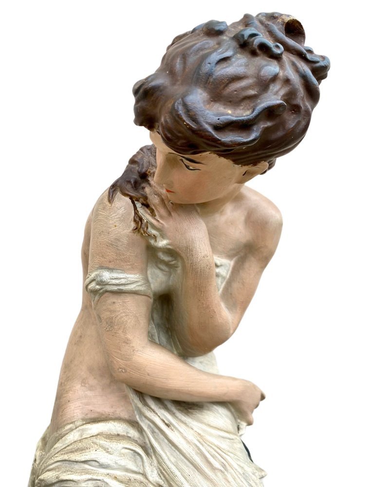 Decorative Sculpture Of A Woman, 20th Century, 1950s-photo-2