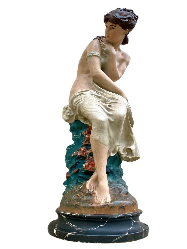 Decorative Sculpture Of A Woman, 20th Century, 1950s-photo-6