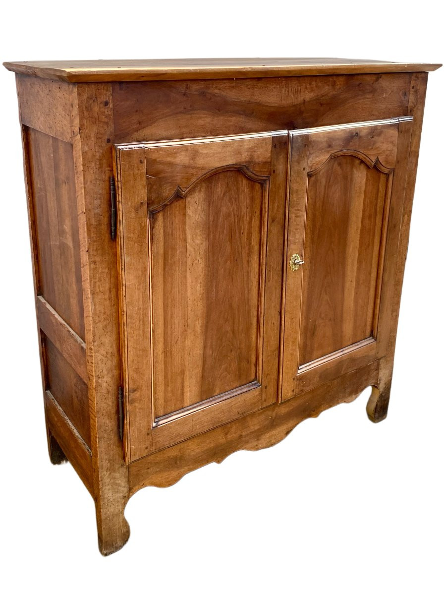 18th-century Molded Walnut Chest Of Drawers-photo-2