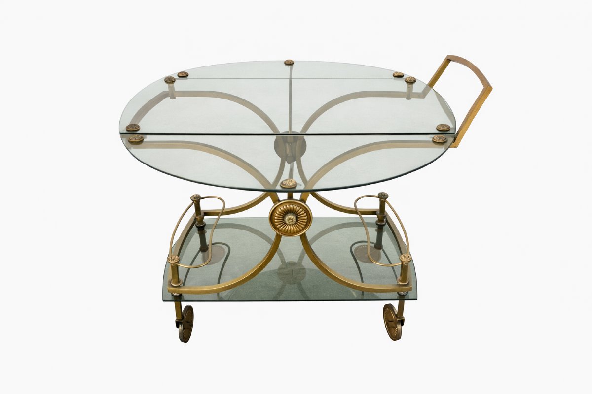 Baguès Bar Trolley, Serving Cart, Rolling Table-photo-1