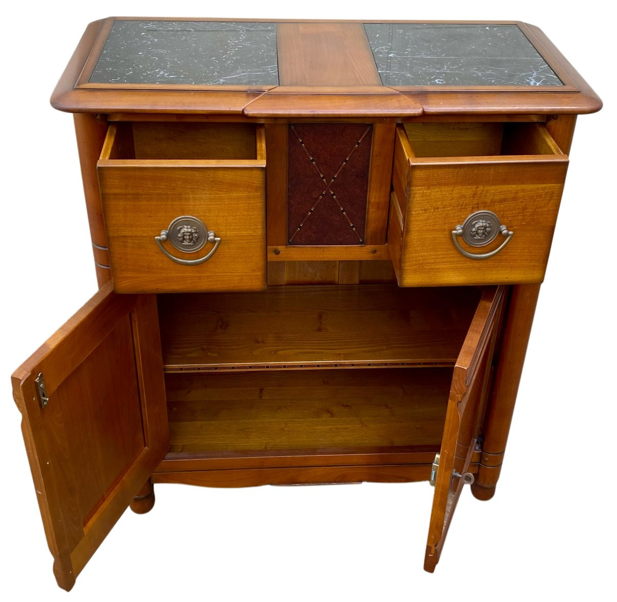 Small Buffet In Antique Cherry Wood-photo-1
