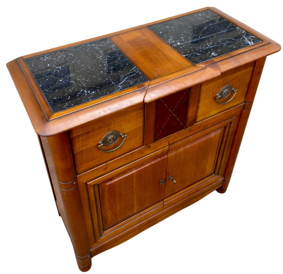 Small Buffet In Antique Cherry Wood-photo-4