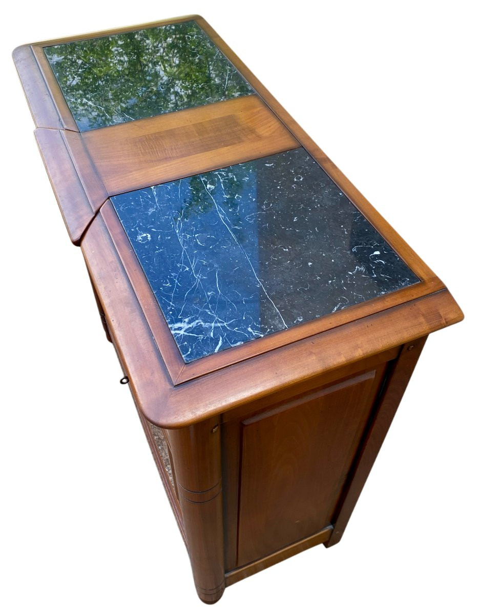 Small Buffet In Antique Cherry Wood-photo-6