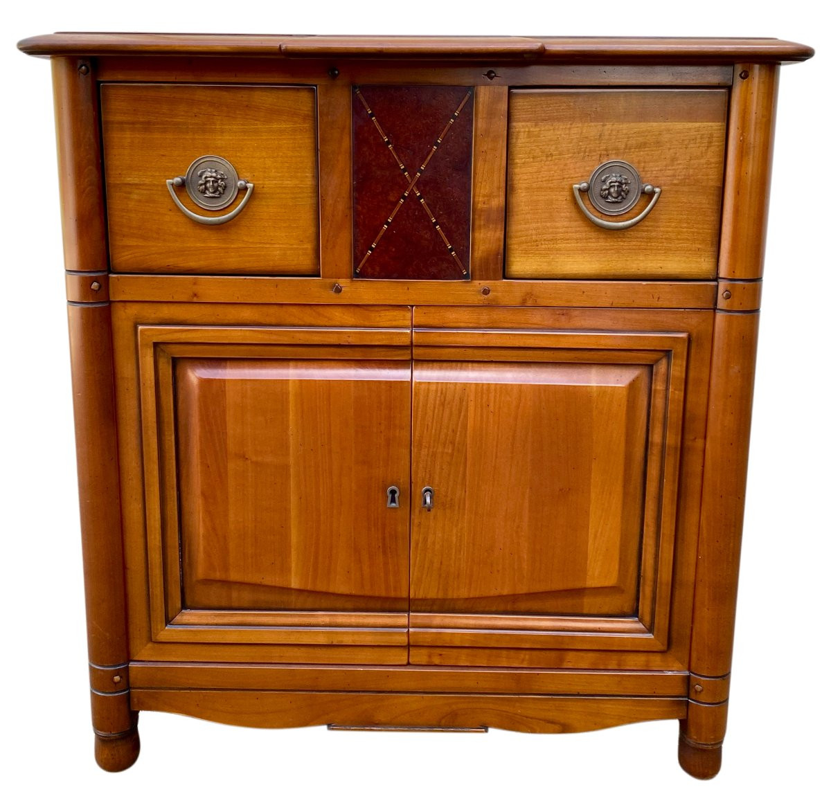 Small Buffet In Antique Cherry Wood-photo-8