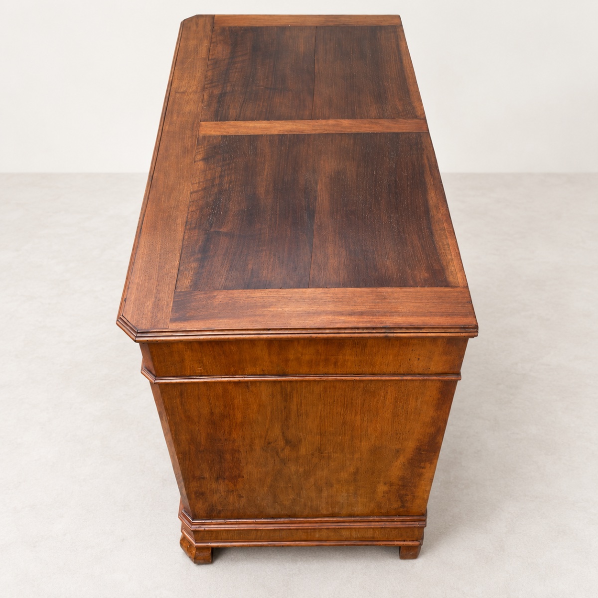 Antique Louis-philippe-style Walnut Chest Of Drawers-photo-3