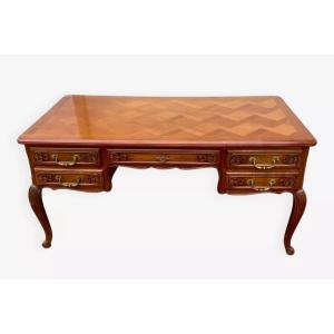 Grand bureau, plat Louis XV 