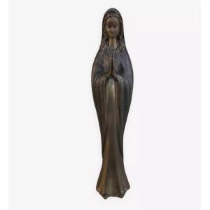 65cm Solid Bronze Statue Of The Virgin Mary