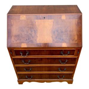 Antique Walnut English Secretary