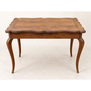 Napoleon III-era Side Table, In The Louis XV Style