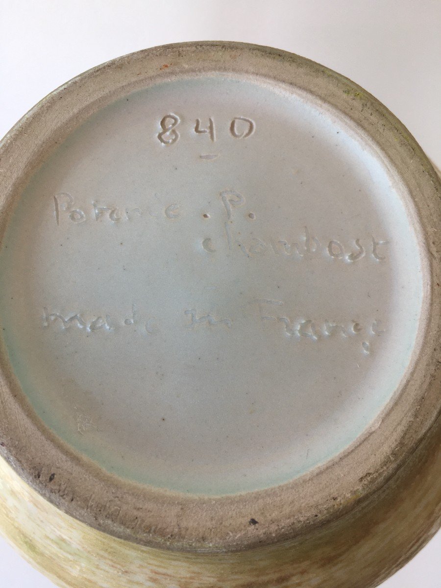 Vase 50s/60s Pol Chambost Model 840 (blin Ruelland...)-photo-4