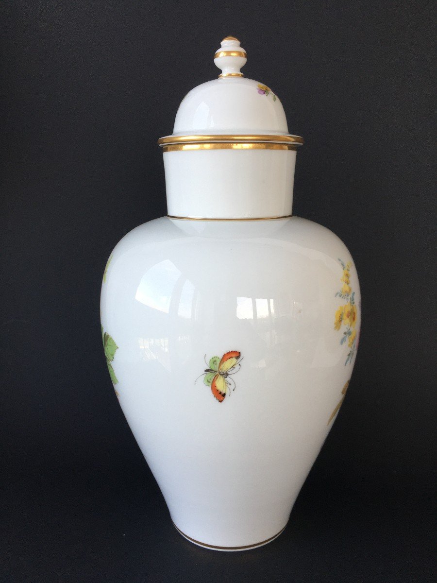 Meissen Porcelain Vase Around 1900-photo-4