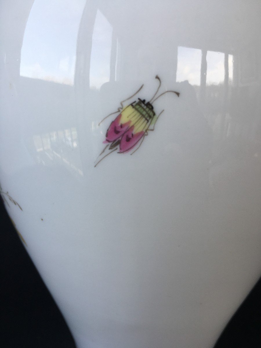 Vase En Porcelaine Meissen Vers 1900-photo-6