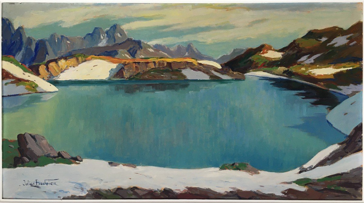 Table Painting Julien Bouvier Mountain Painter Savoie Alps-photo-3