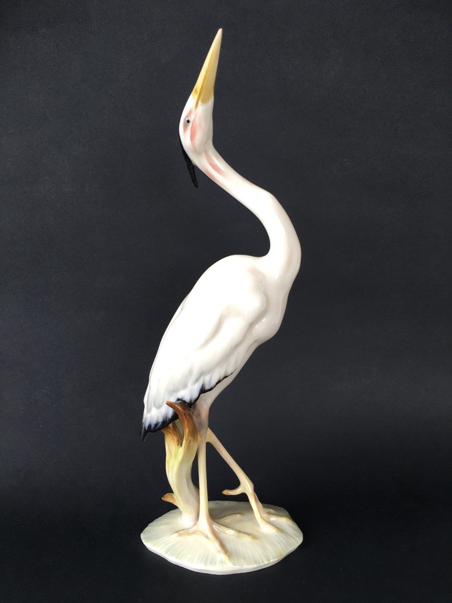 Hutschenreuther Crane Porcelain Bird