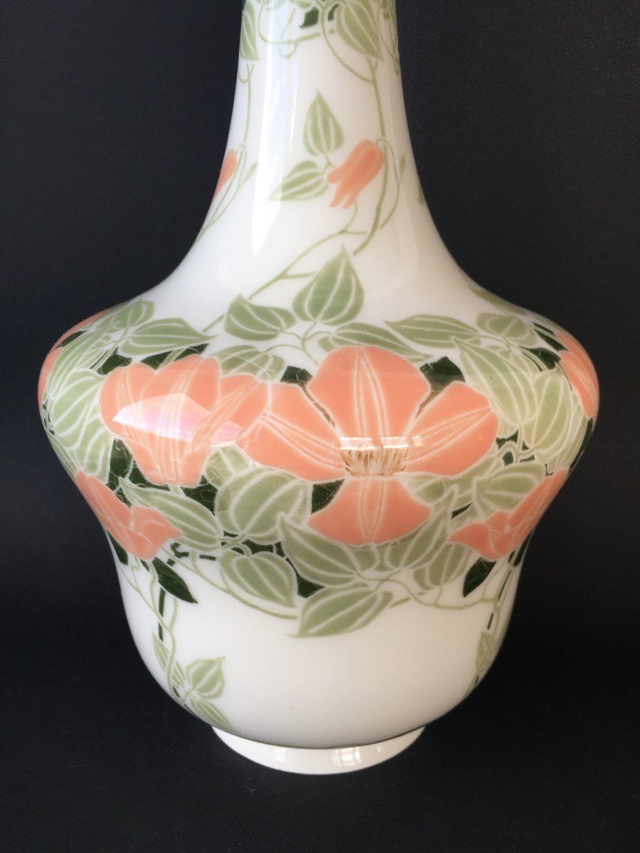 Grand Vase Art Nouveau Manufacture  Nationale De Sèvres 1900-photo-3