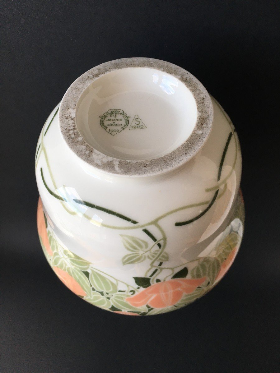 Grand Vase Art Nouveau Manufacture  Nationale De Sèvres 1900-photo-6