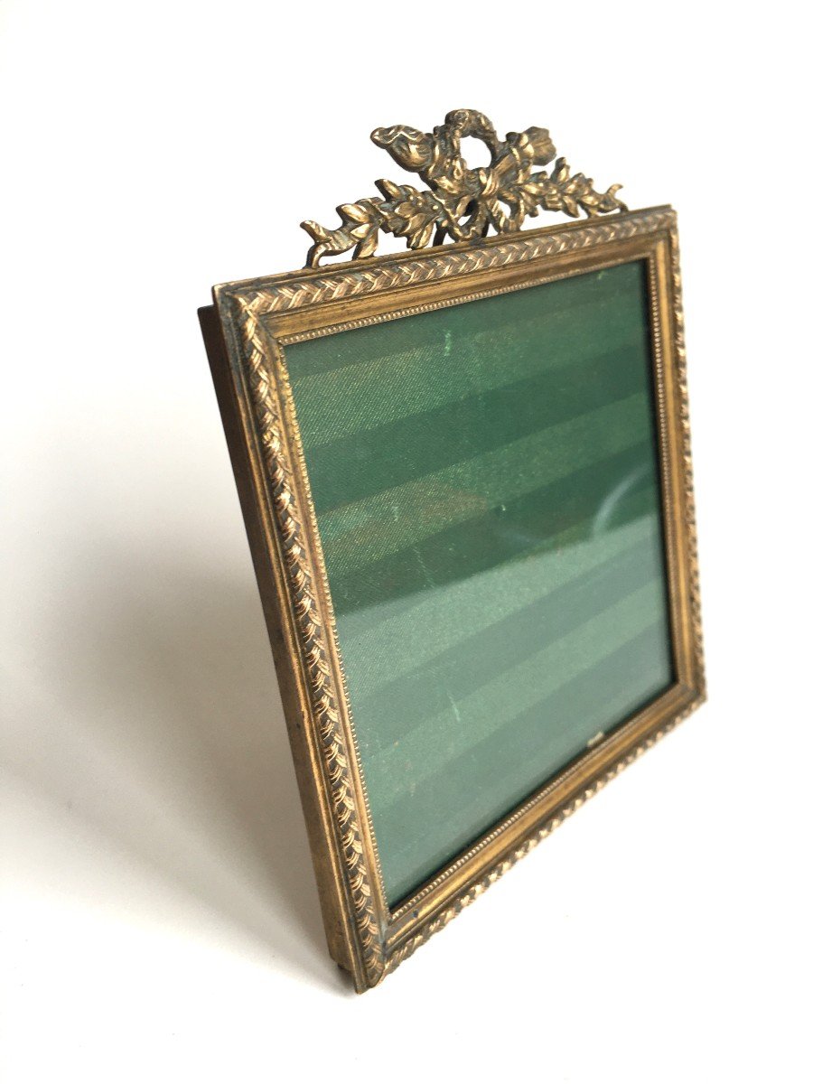 Petit Cadre Photo En Bronze époque Napoléon III