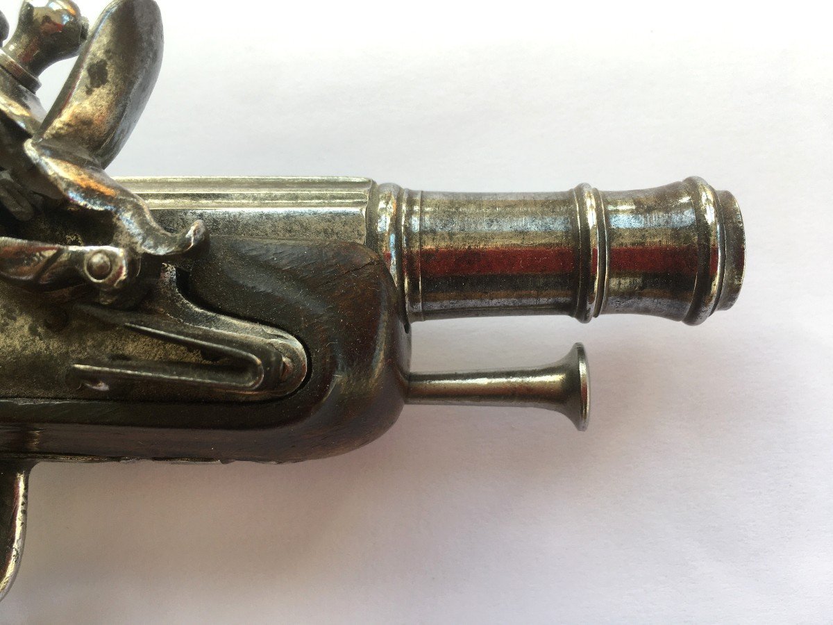 Pistolet à Silex De Carrosse XVIIIème-photo-3