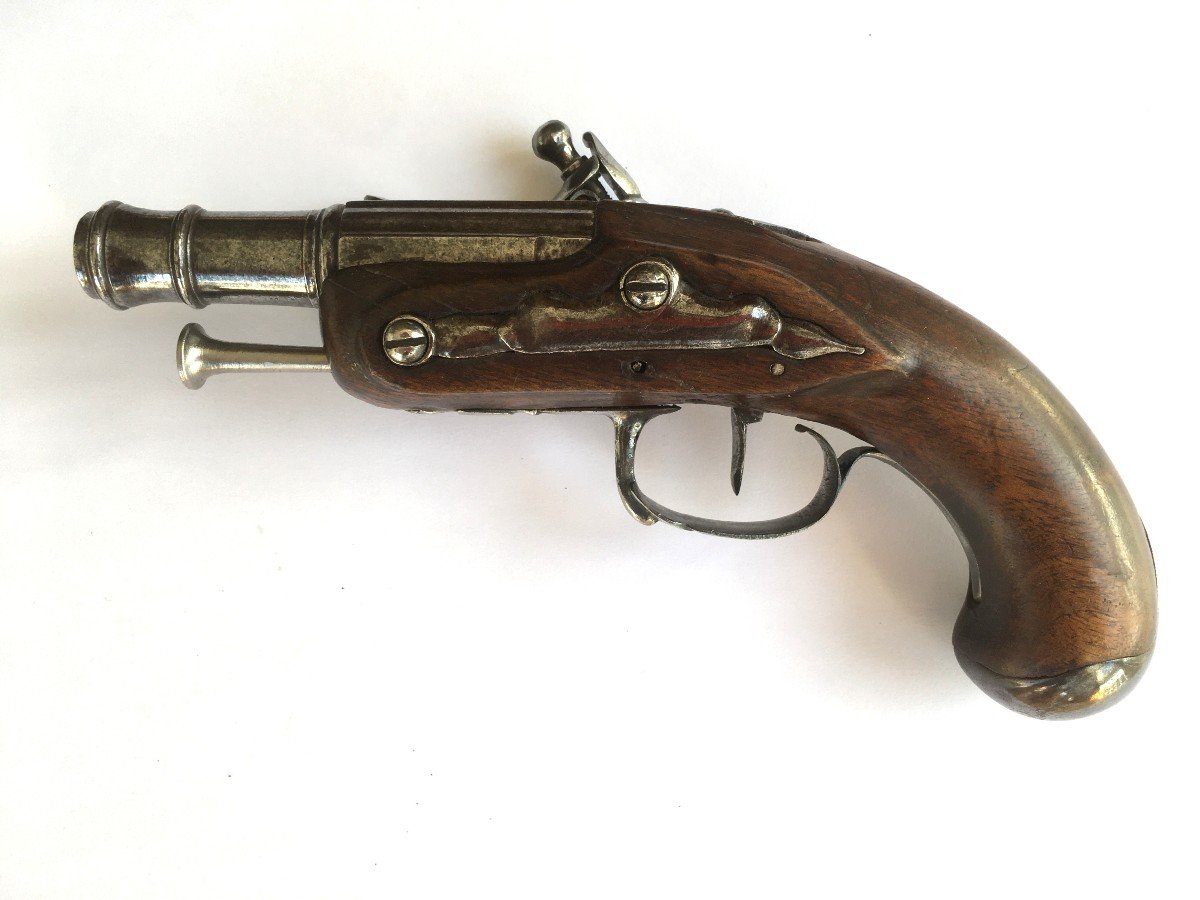 Pistolet à Silex De Carrosse XVIIIème-photo-1