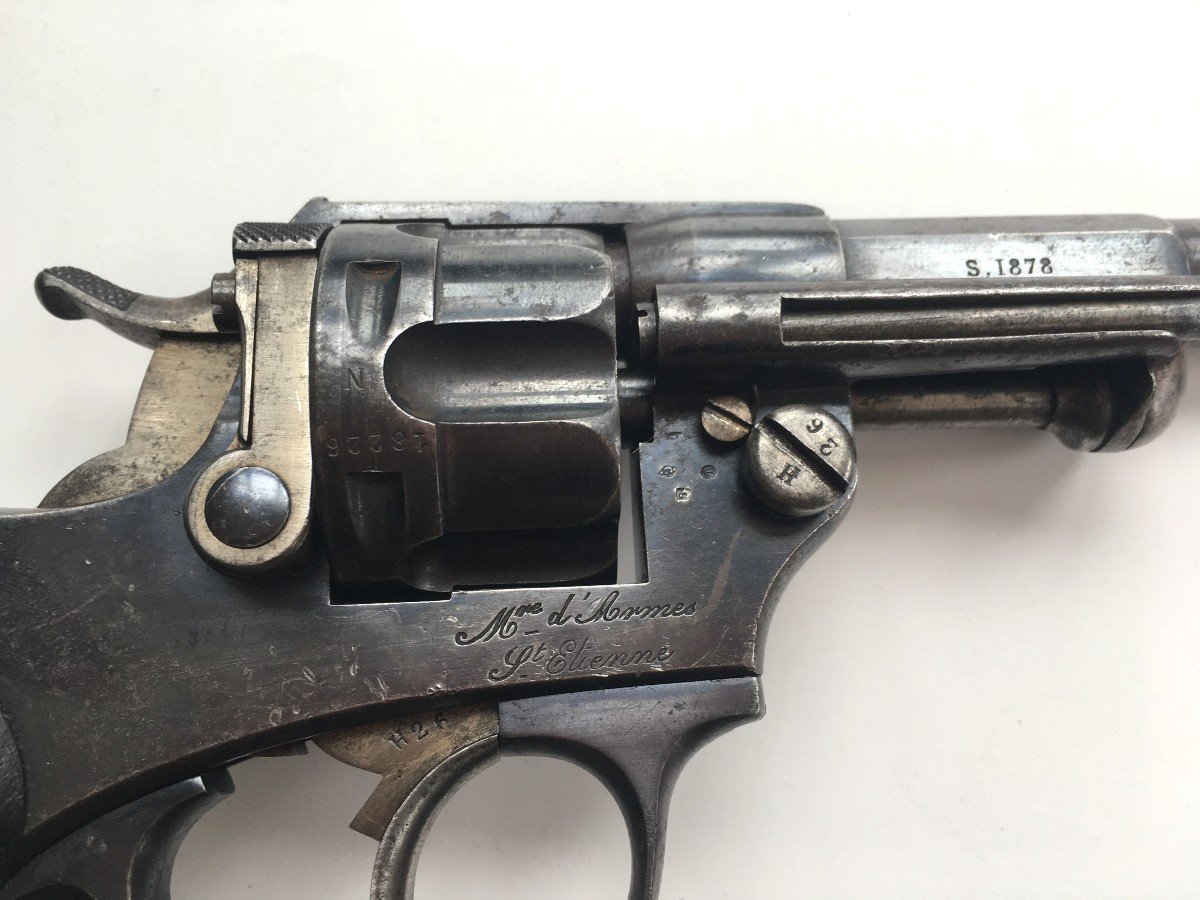 Revolver Officier Réglementaire Modèle 1874 Saint Etienne-photo-2