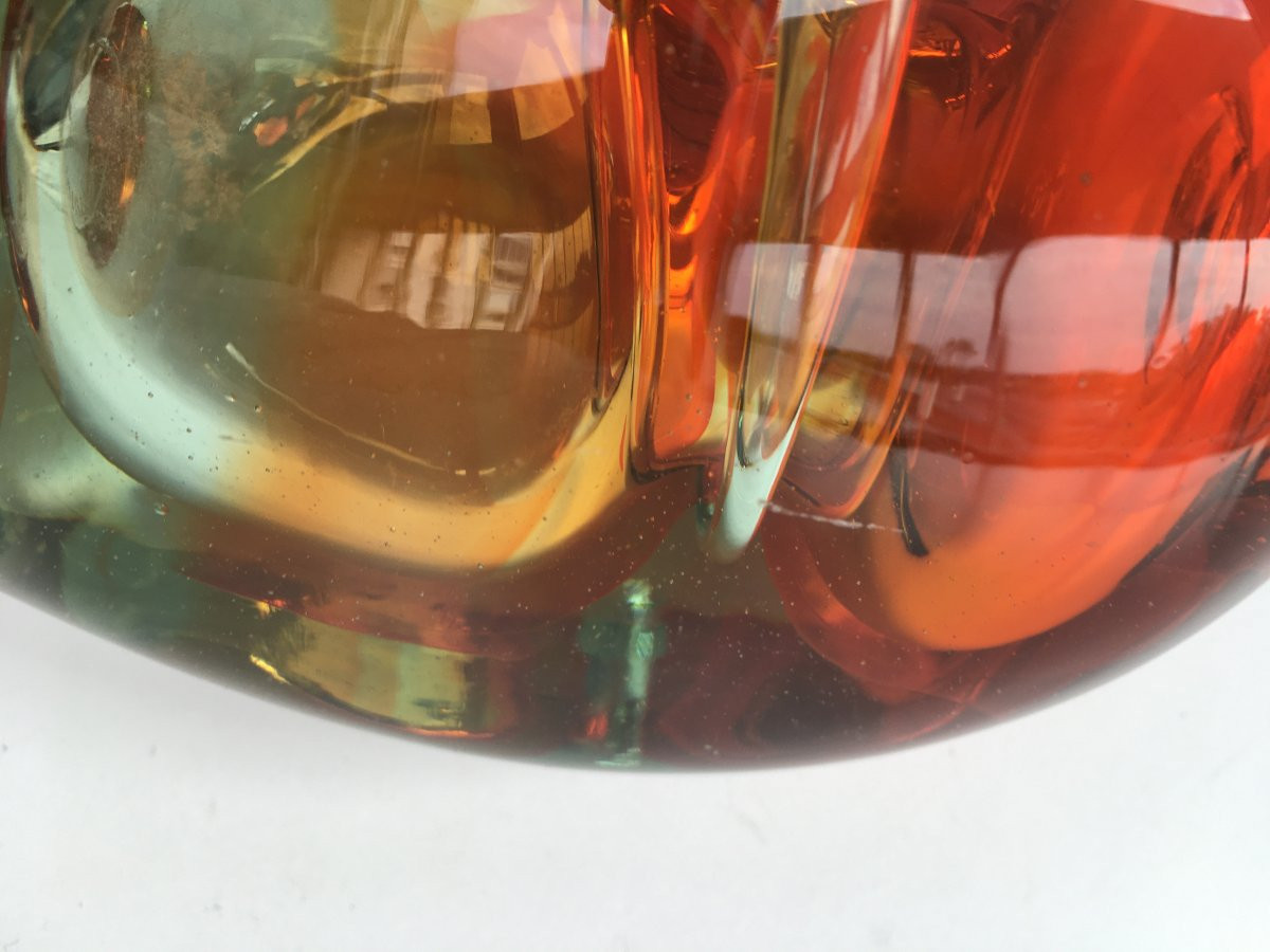 Glass Vase Jean Claude Novaro-photo-5