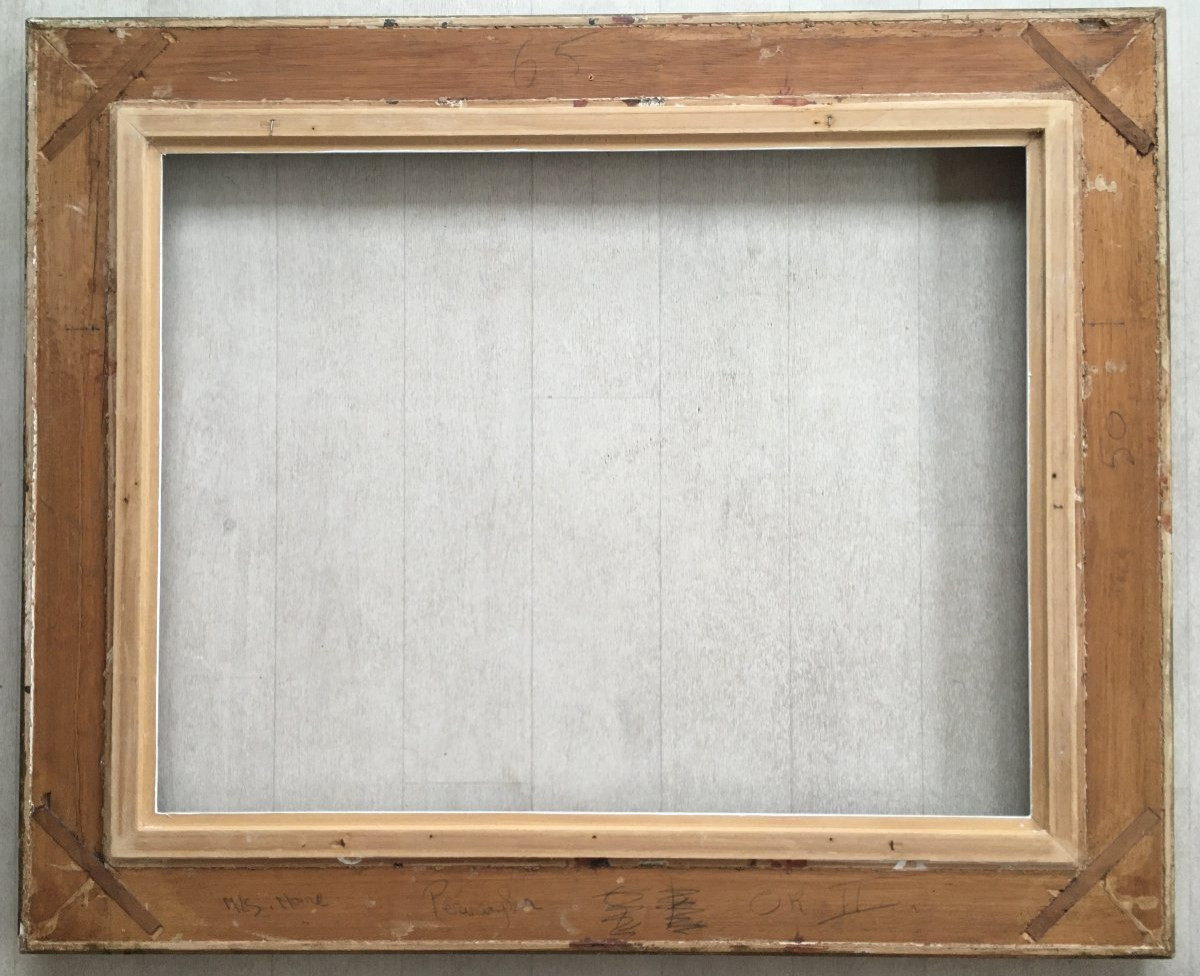 Golden Cassetta Frame 15p Format For 65x50cm Painting-photo-3