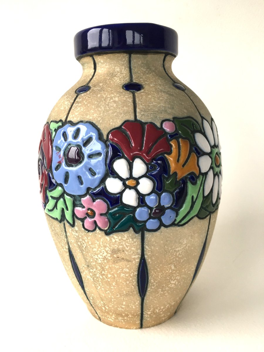 Vase Amphora Marqué Austria - Autriche Début 20ème-photo-1