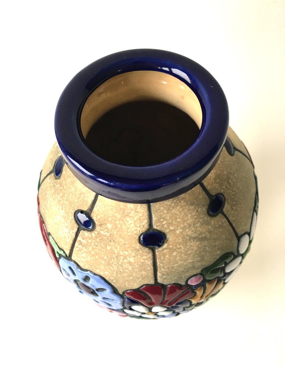 Vase Amphora Marqué Austria - Autriche Début 20ème-photo-2