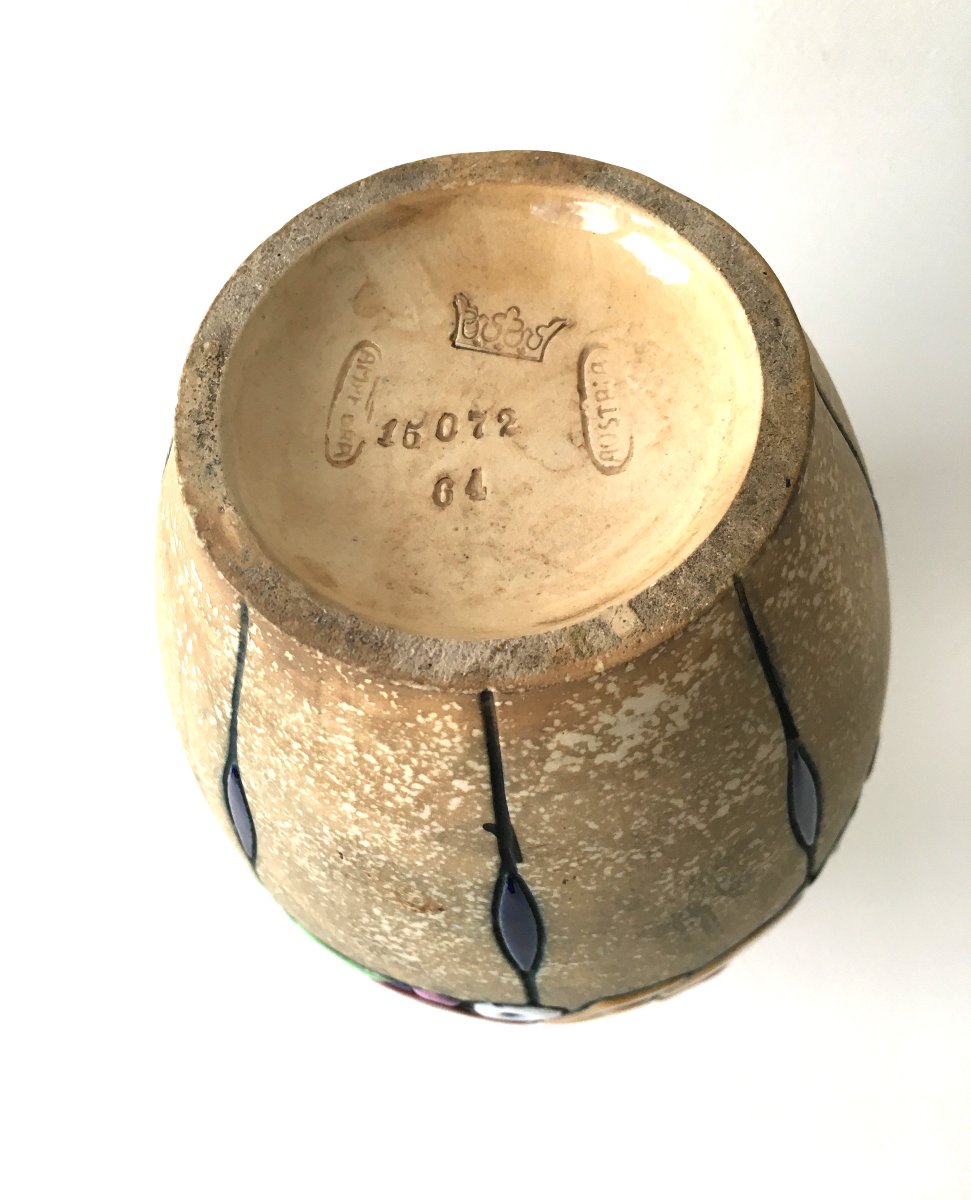 Vase Amphora Marqué Austria - Autriche Début 20ème-photo-3