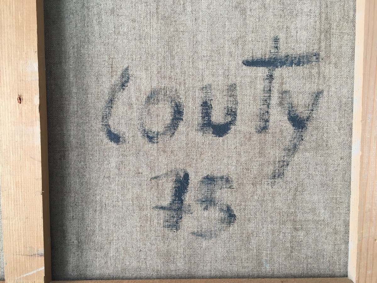 Landscape Painting "dombes In Winter" By Jean Couty, Painter From Lyon-photo-5