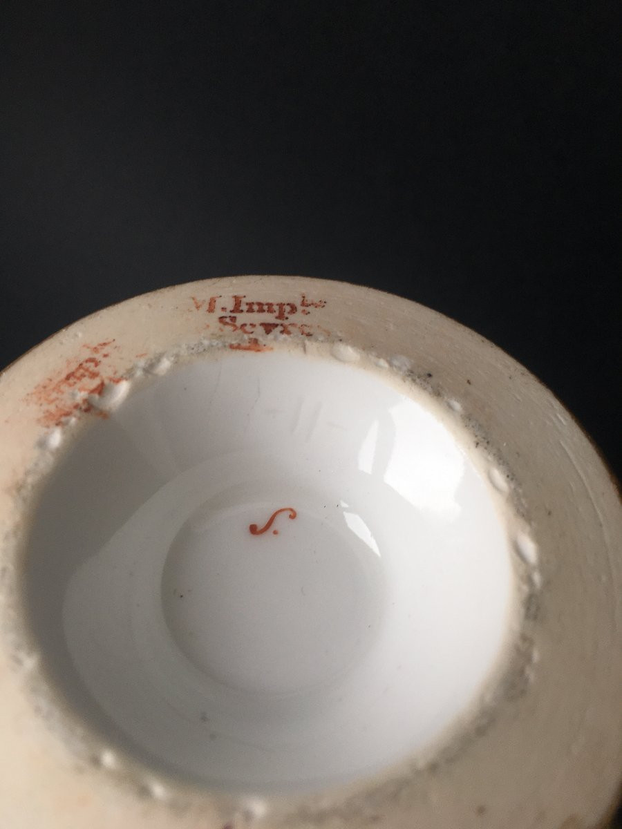 Sèvres Porcelain Sugar Pot, Empire Period, 1806-1807-photo-8