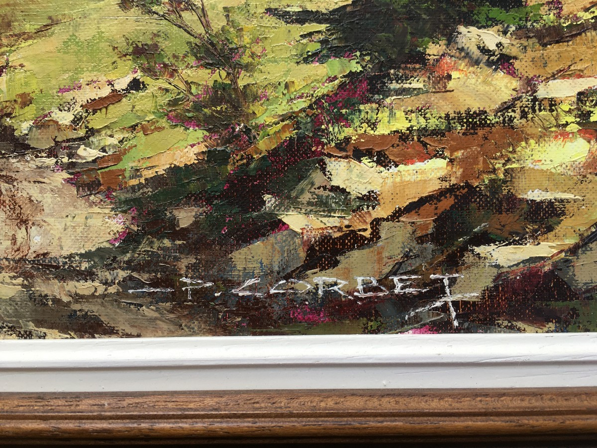 tableau peinture de montagne par Paul Corbet (Wibault Contencin)-photo-4