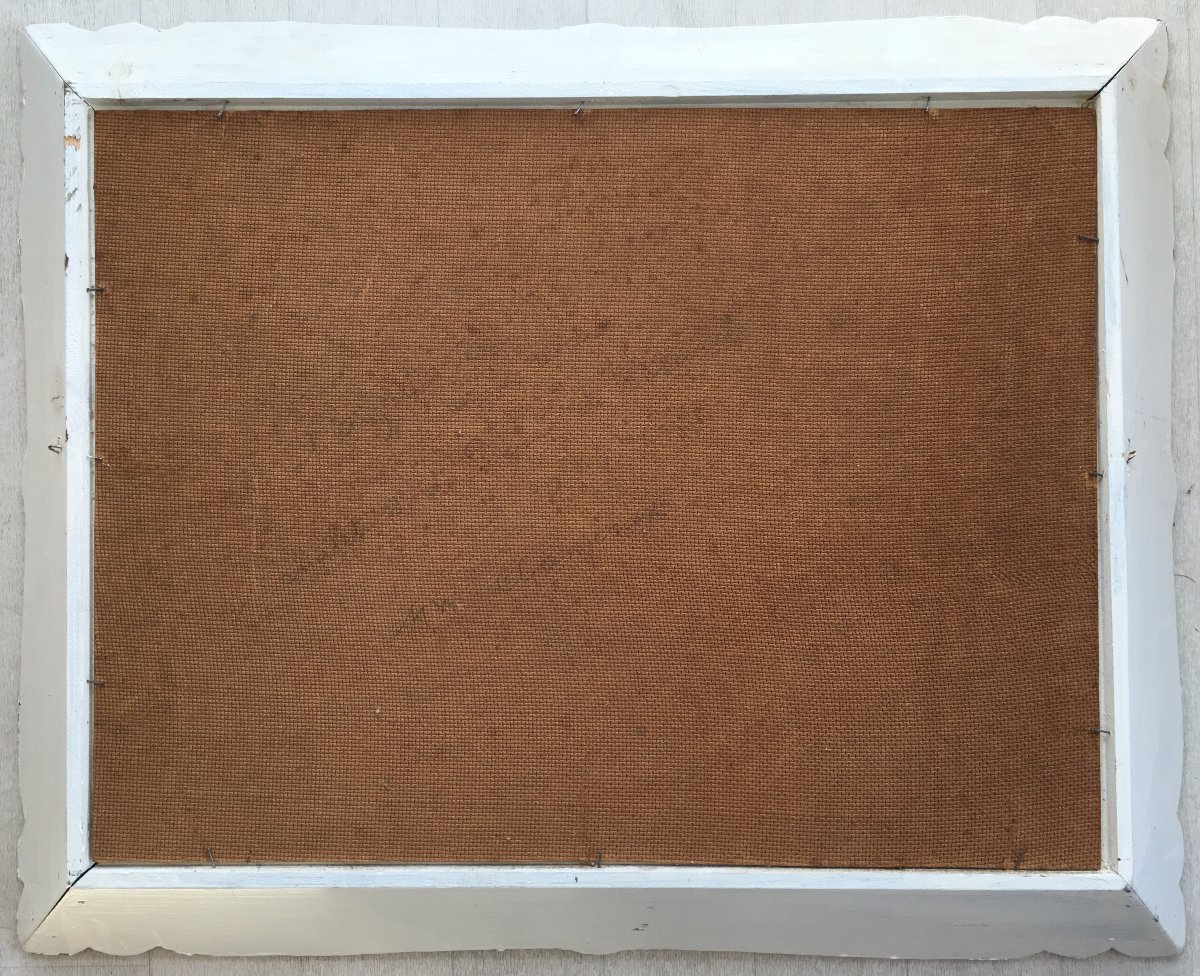 Mountain Painting By Marcel Wibault Chamonix-photo-4