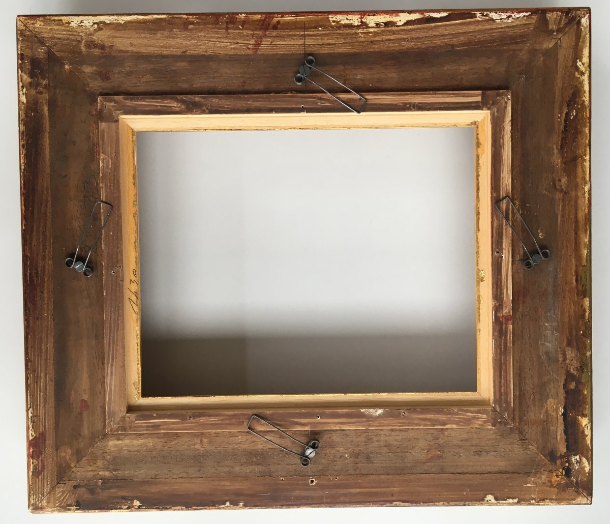 cadre doré format 3F pour tableau 27x22cm-photo-3