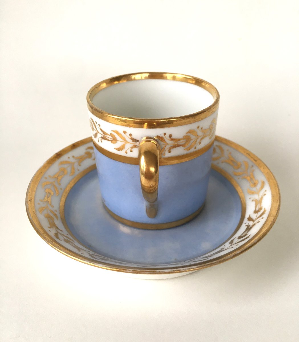 tasse litron en porcelaine Empire 1812 Manufacture Impériale de Sèvres-photo-2