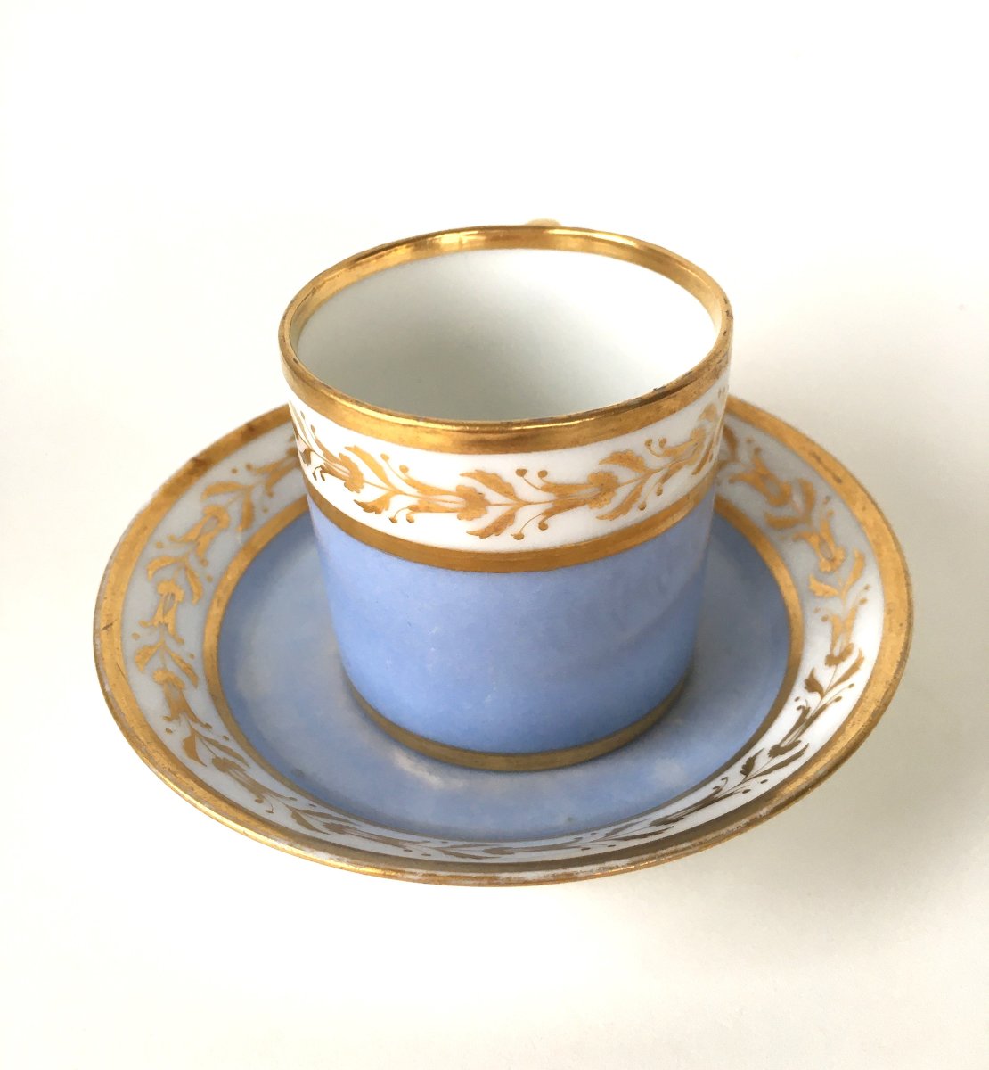 tasse litron en porcelaine Empire 1812 Manufacture Impériale de Sèvres-photo-4
