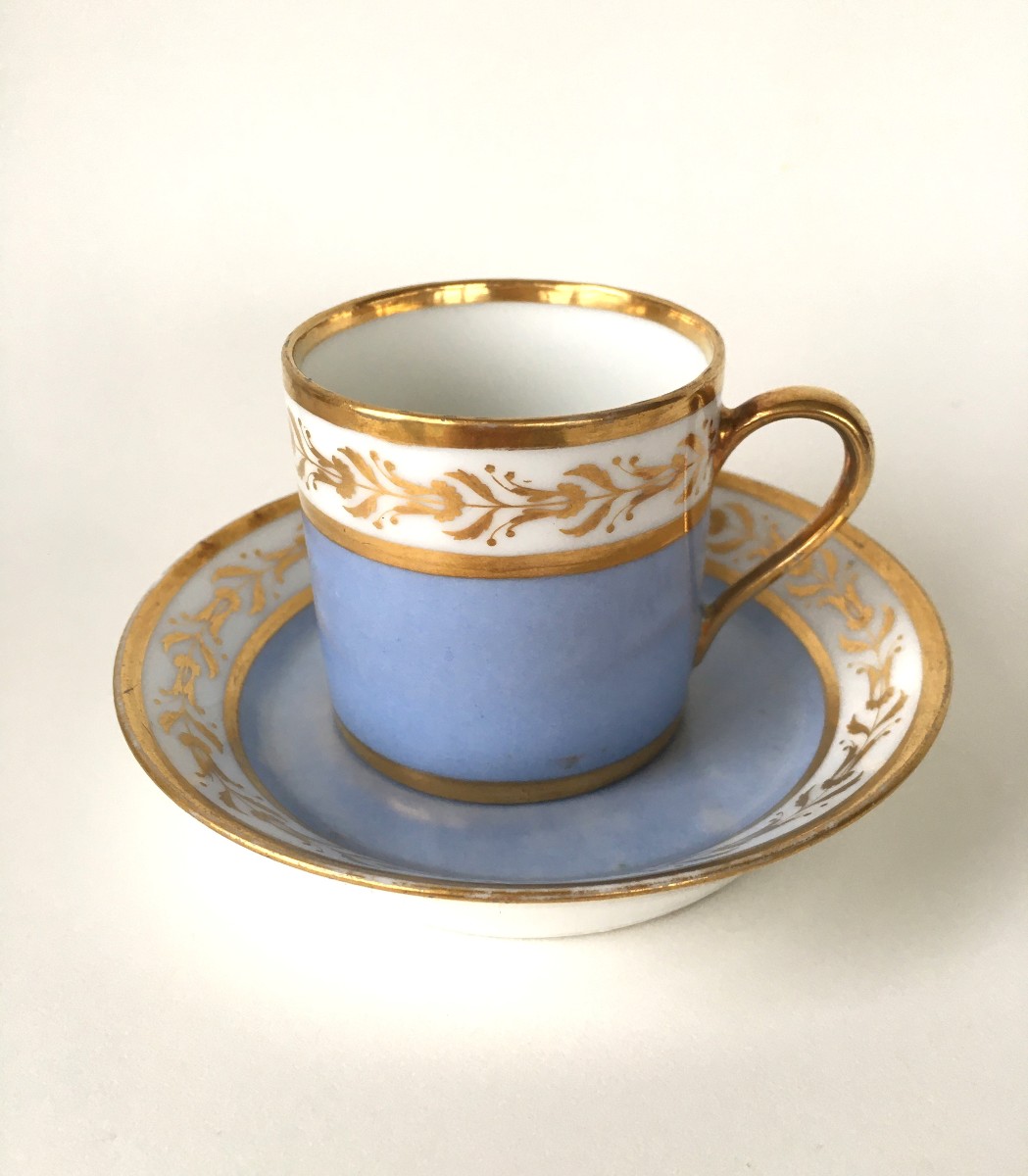 tasse litron en porcelaine Empire 1812 Manufacture Impériale de Sèvres