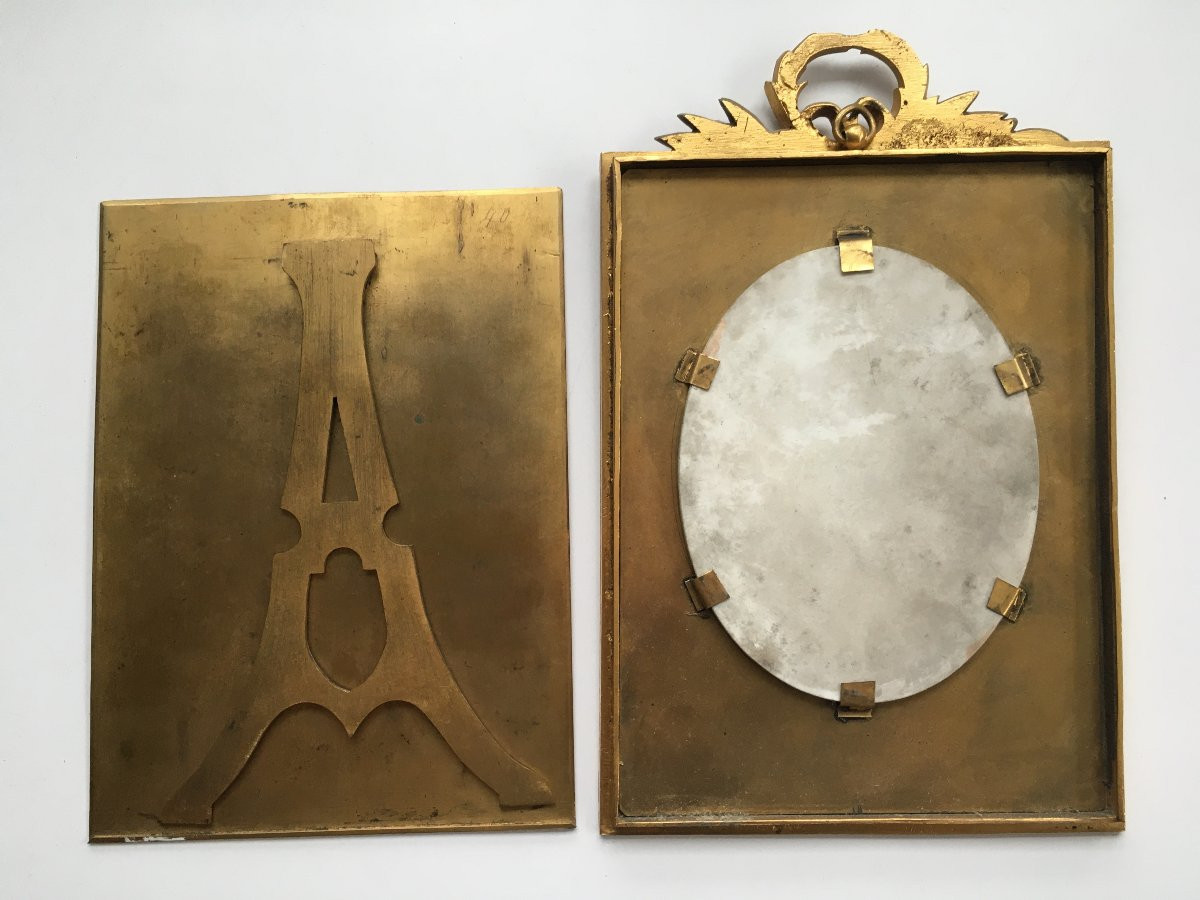 Portrait Of A Woman, Porcelain Painting By Clémence Turgan, Student Of Marie Victoire Jaquotot-photo-5